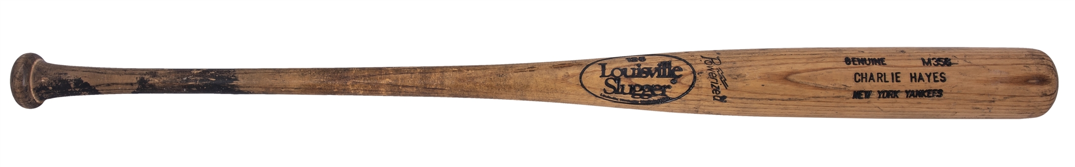 1997 Charlie Hayes Yankees Game Used Louisville Slugger Genuine Model 356 Bat (PSA/DNA GU 10)
